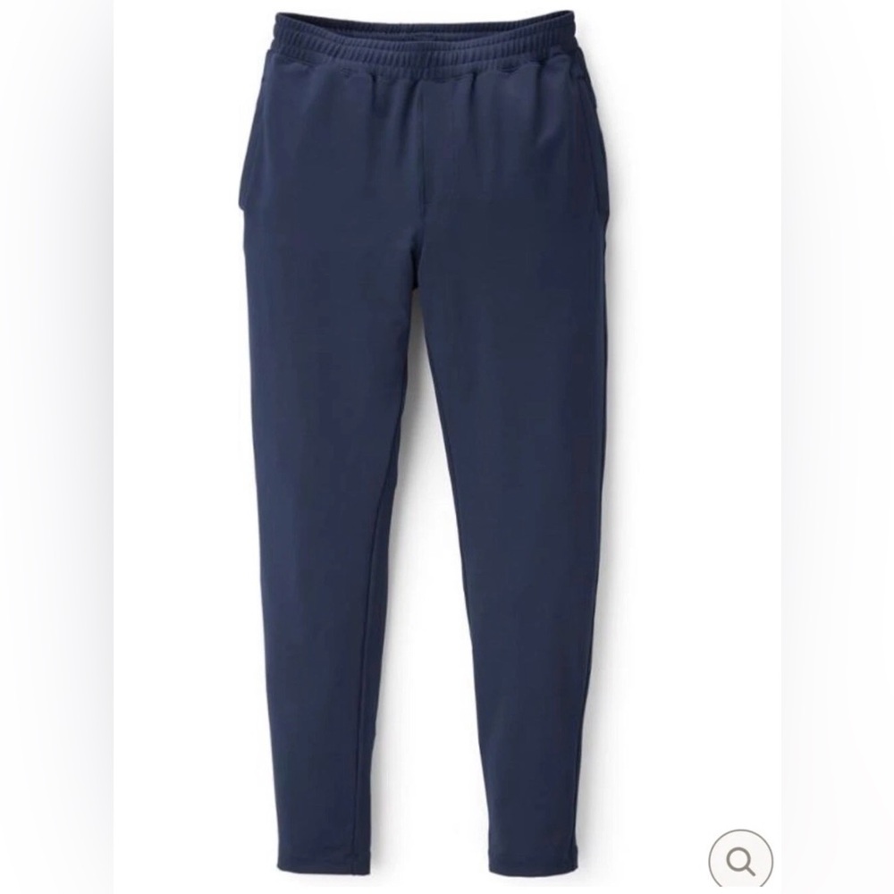 Rhone Men's Terry‎ Micro Trackpants Size Large Navy Blue